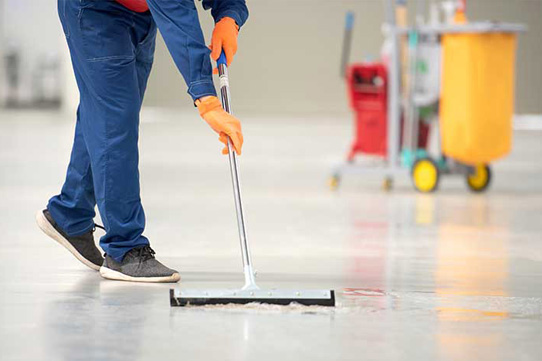 Floor Cleaning and disinfection