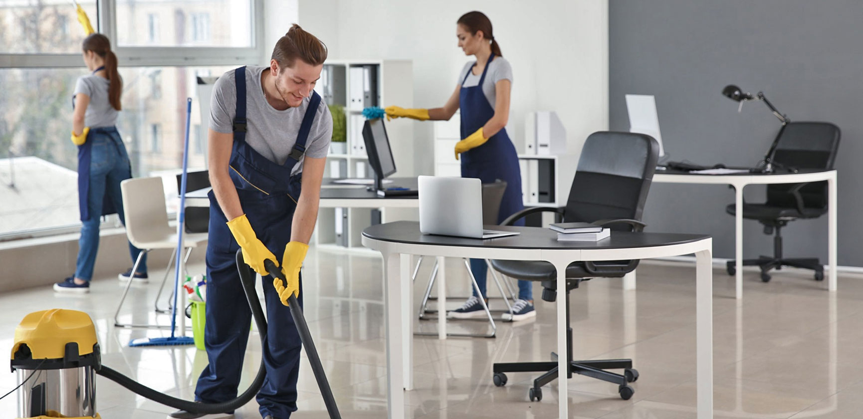 Somos la mejor solución para que te despreocupes de la limpieza de tu oficina, negocio o apartamento